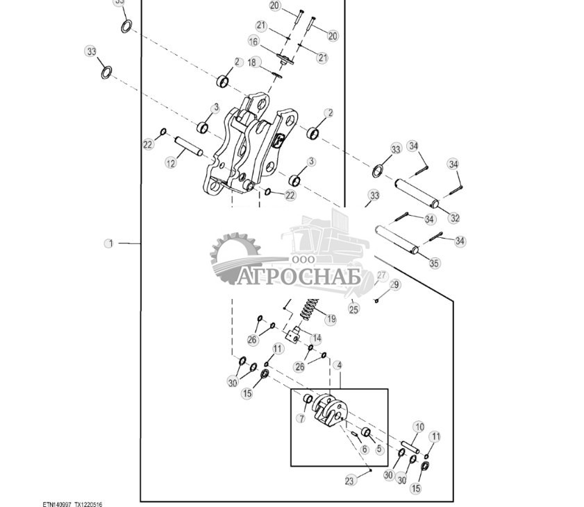 Пружинная муфта обратной лопаты - ST867891 510.jpg